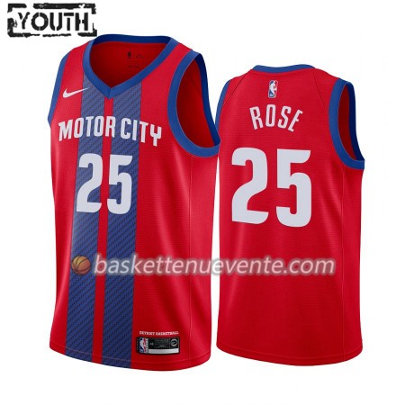 Maillot Basket Detroit Pistons Derrick Rose 25 2019-20 Nike City Edition Swingman - Enfant